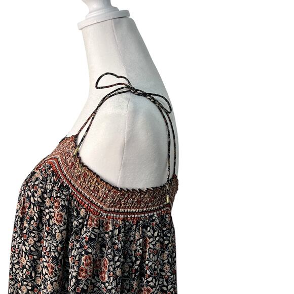 Ulla Johnson Imane Sun Dress Spaghetti Strap Floral Size 2 SIlk Flowy Boho Indie - Picture 4 of 12